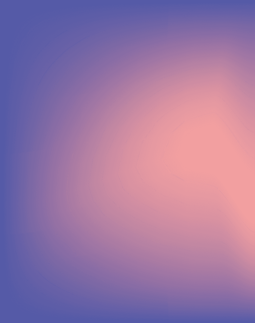 Blue and Purple Shapes on Transparent Background