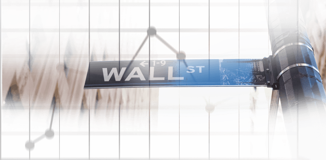 Wall Street Signage on Transparent Background