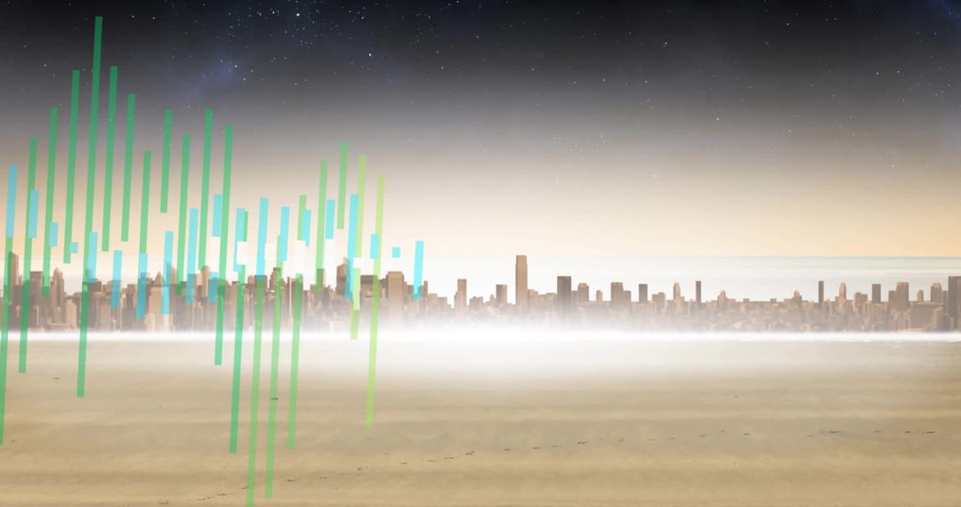 Abstract Financial Data Processing Over City Skyline