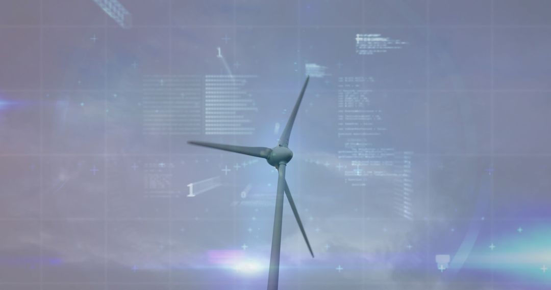 Renewable Energy Concept with Advanced Digital Overlay