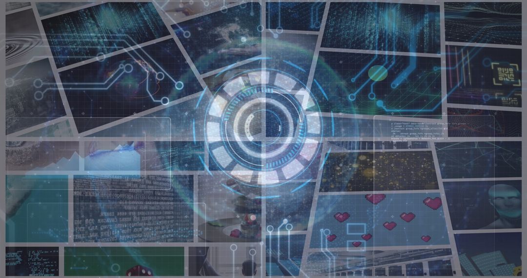 Data Processing Interface with Digital Connectivity Elements