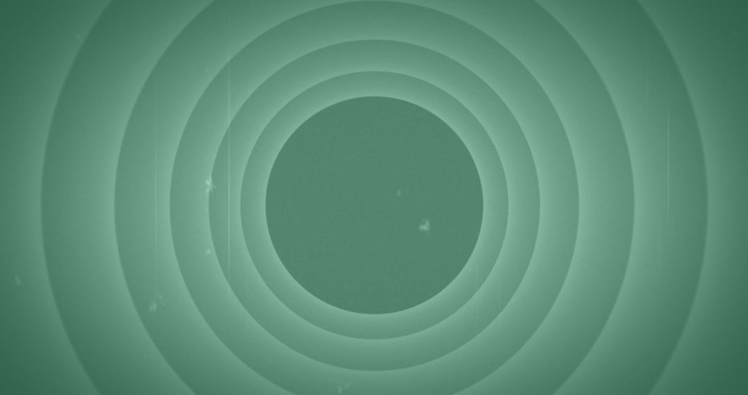 Vintage Circular Pattern with Green Background Illustration