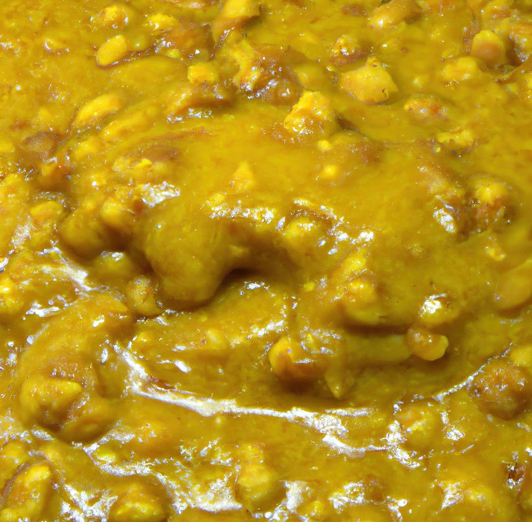 Close-Up of Rich and Spicy Curry Sauce with Lentils and Chickpeas - Free Images, Stock Photos and Pictures on Pikwizard.com