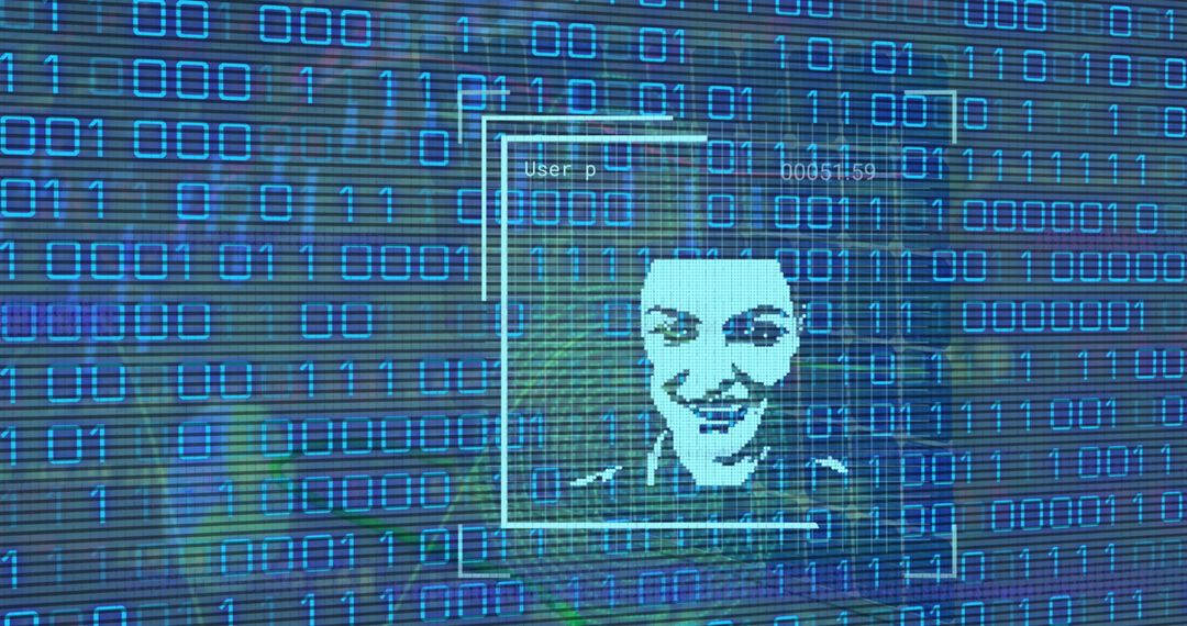 Digital Identity Verification with Biometrics Interface - Free Images, Stock Photos and Pictures on Pikwizard.com
