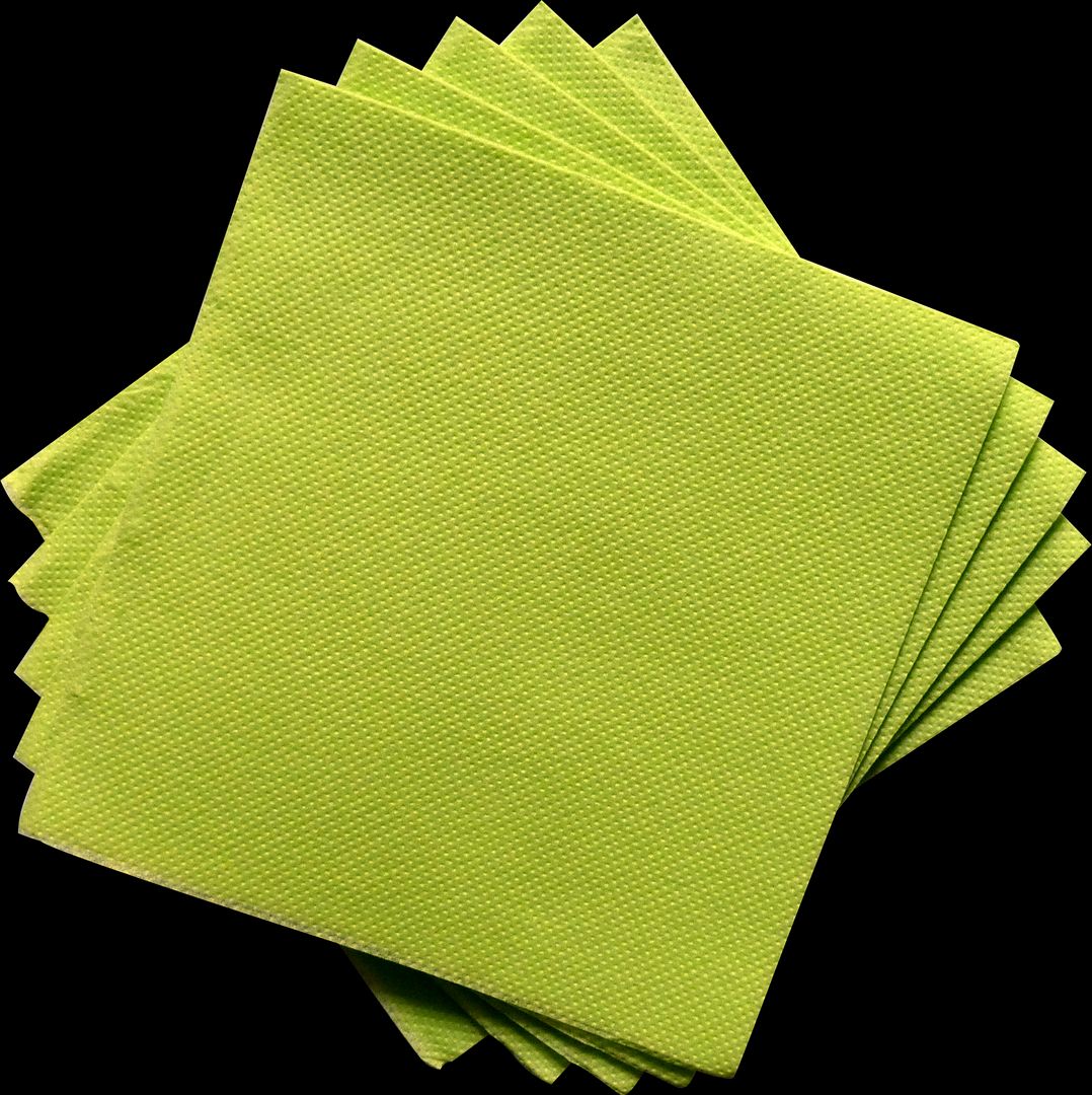 Stack of Vibrant Green Paper Napkins on Black Background - Free Images, Stock Photos and Pictures on Pikwizard.com