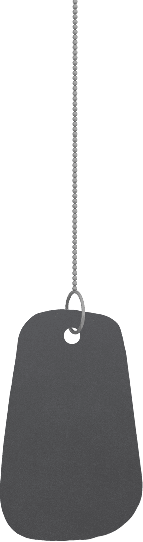 Blank Grey Rounded Rectangle Tag on Chain with Transparent Background - Download Free Stock Images Pikwizard.com