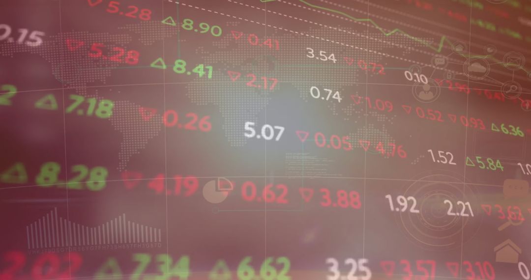 Dynamic Stock Market Data Visualization with Global Interface - Free Images, Stock Photos and Pictures on Pikwizard.com