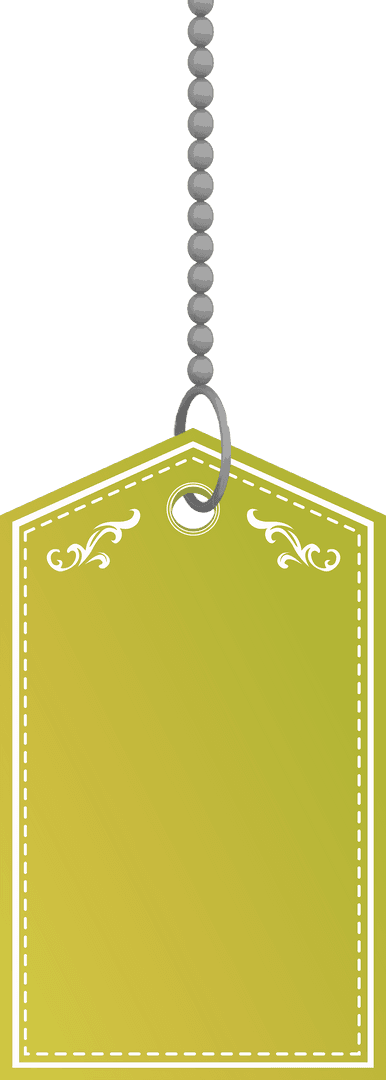 Blank Label for Retail on Transparent Background Vector Illustration