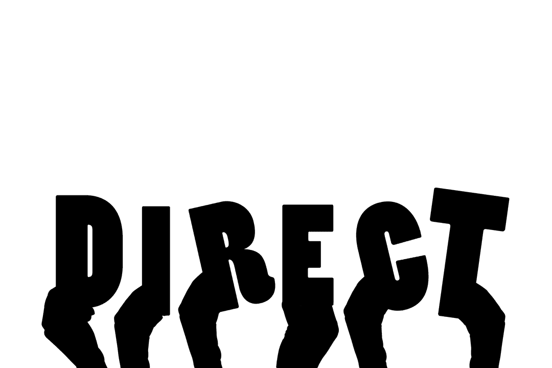 Transparent Hand Gesture Pointing Up Illustration