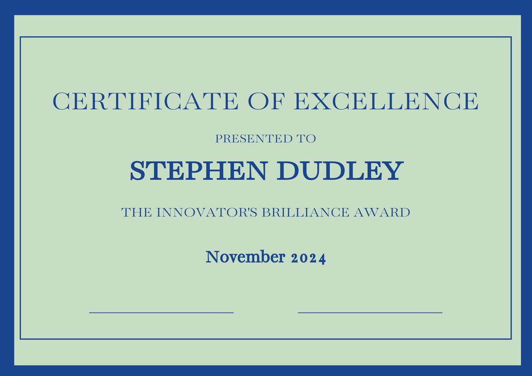 Certificate of Excellence With Classic Design for November 2024 - Download Free Stock Templates Pikwizard.com