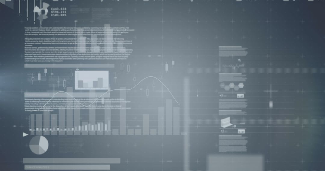 Data Processing Screens with Grey Interface