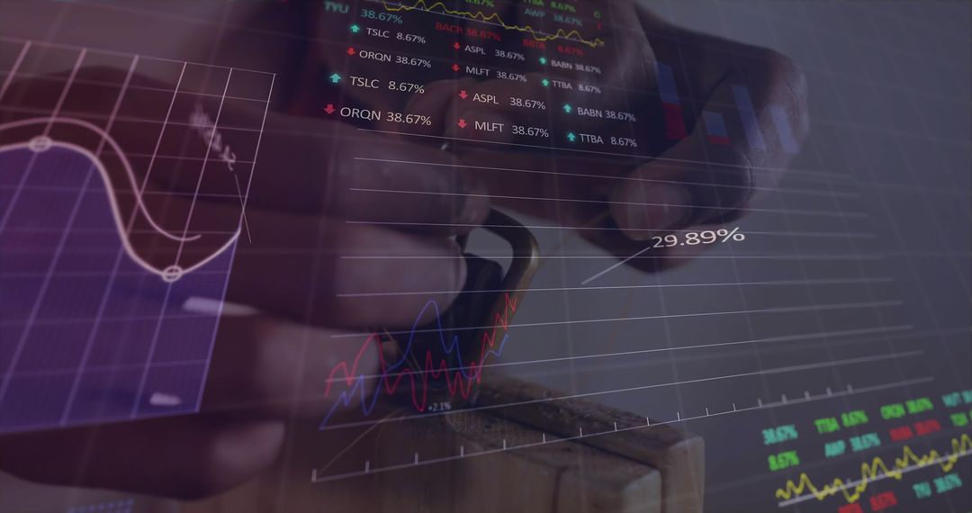 Secure Financial Investments Concept with Digital Safety