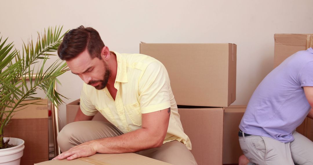 Teamwork during Moving Process with Enthusiastic Individuals