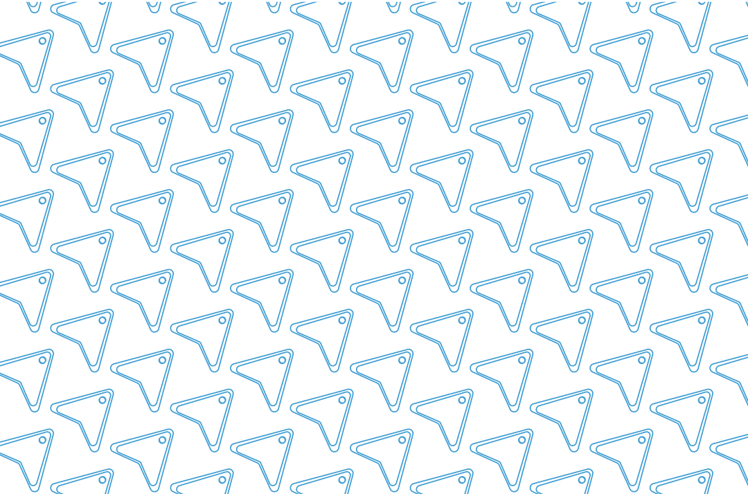 Transparent Pattern of Blue Arrows on Black Background