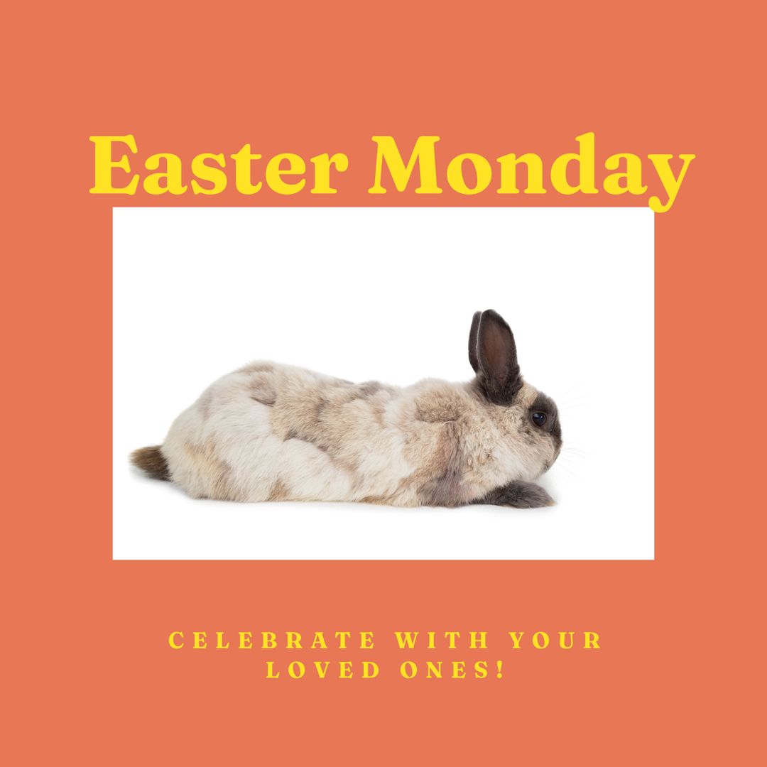 Easter Monday Celebration Concept with Rabbit