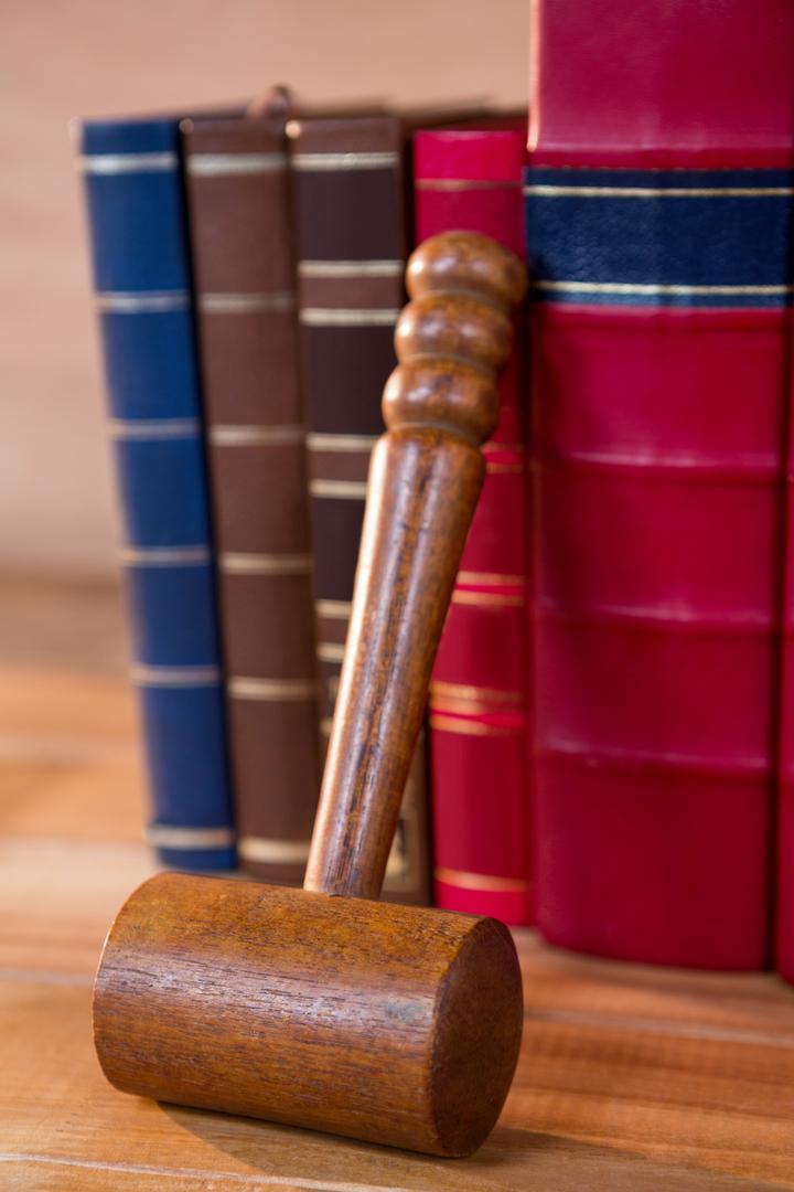 Judges gavel with books - Free Images, Stock Photos and Pictures on Pikwizard.com