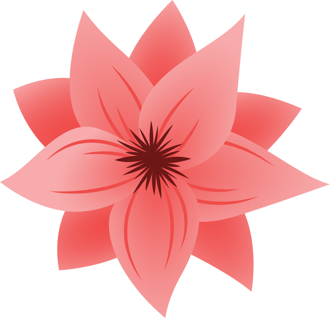 Pink Flower Illustration on Transparent Background, Ideal for Decoration and Celebrations - Download Free Stock Images Pikwizard.com