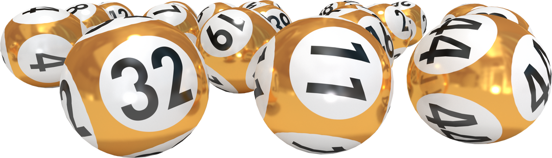 Transparent View of Yellow Numbered Lottery Balls in Random Arrangement - Download Free Stock Images Pikwizard.com