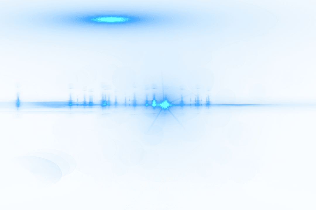 Bright Light Movement Trails on Transparent Background