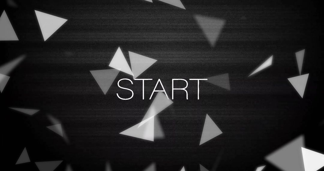 Geometric Start Message with Triangular Particles - Free Images, Stock Photos and Pictures on Pikwizard.com
