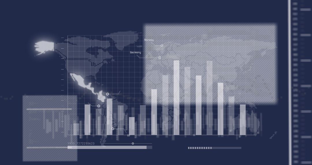 Analyzing Global Financial Data with Digital Bar Graphs
