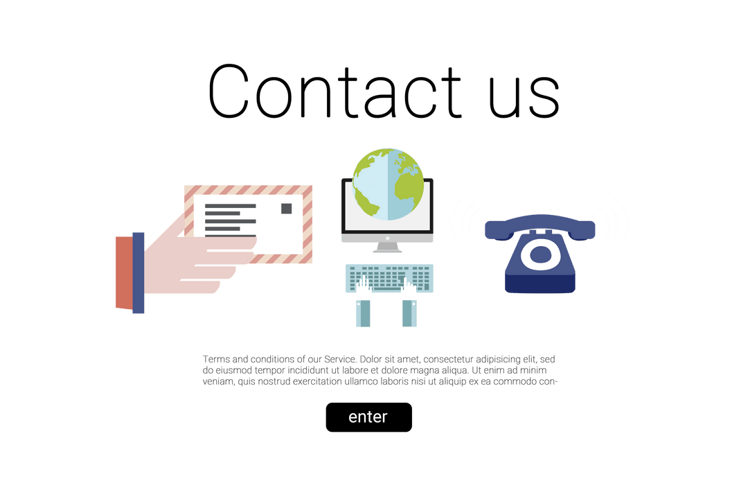 Transparent Communication Icons with Contact Elements on Visual - Download Free Stock Images Pikwizard.com