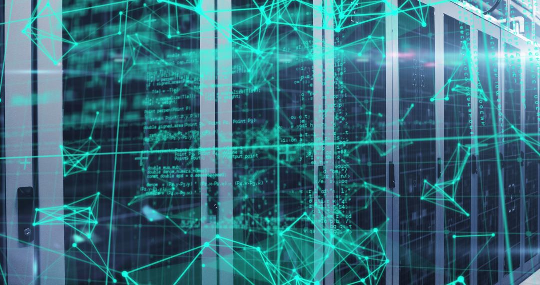 Digital Connectivity in Modern Server Room Visualization