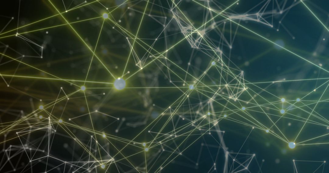 Digital Connections and Network Geometric Abstract Background