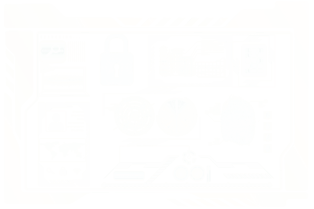 Transparent Digital Interface Futuristic Technology Design