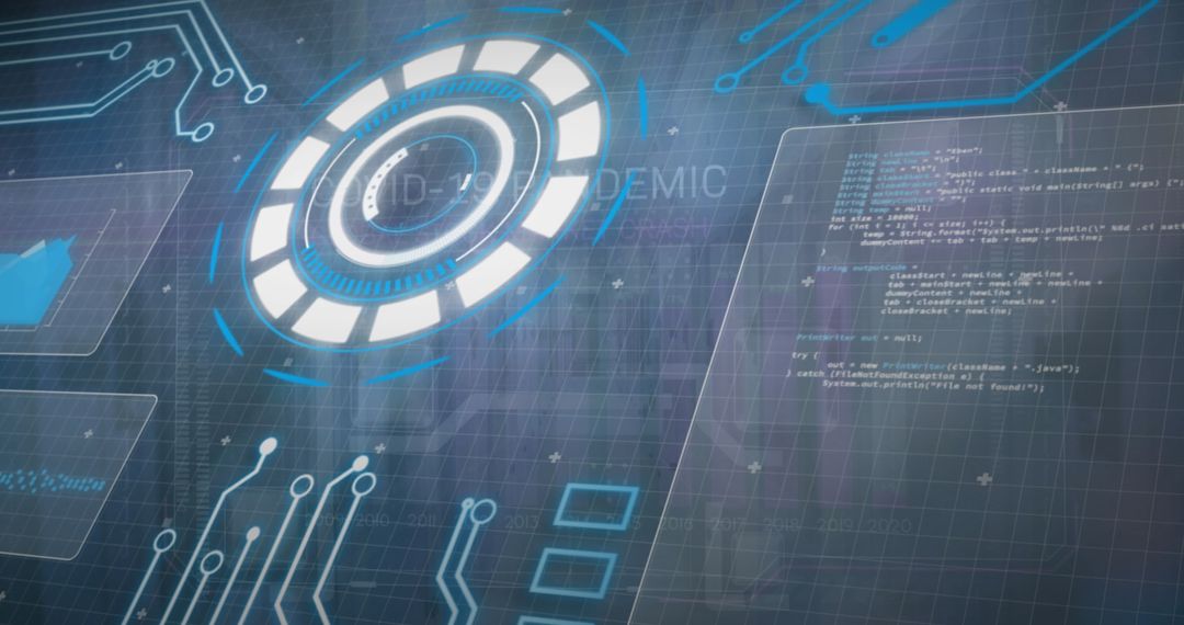 Digital Technology and Data Security Interface