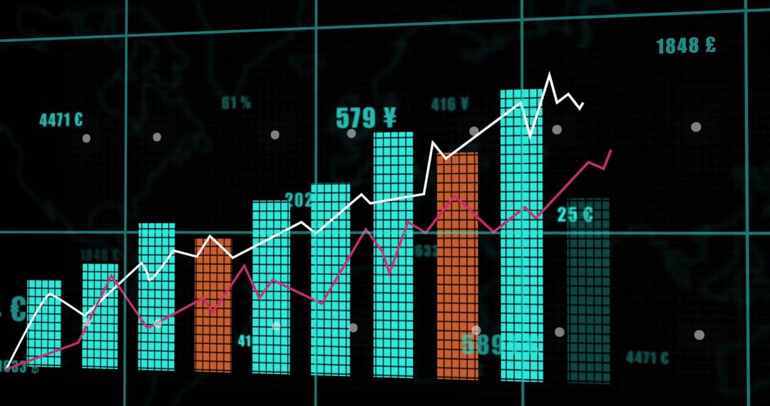 Digital Display of Global Financial Data Process