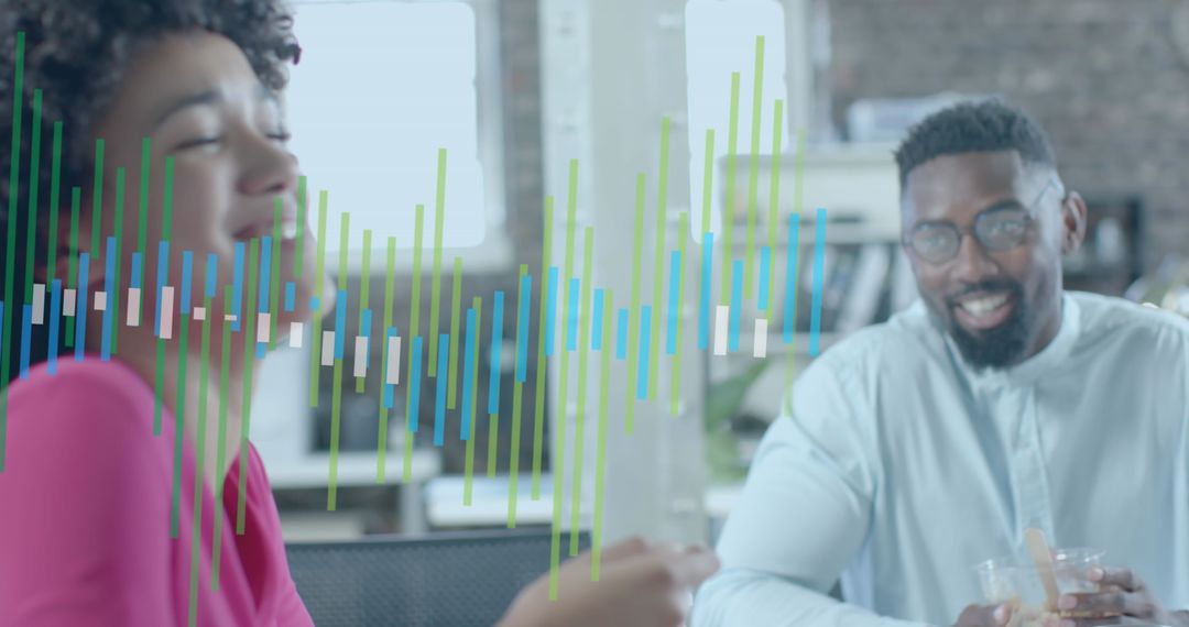 Technology Meets Teamwork in Diverse Office Setting