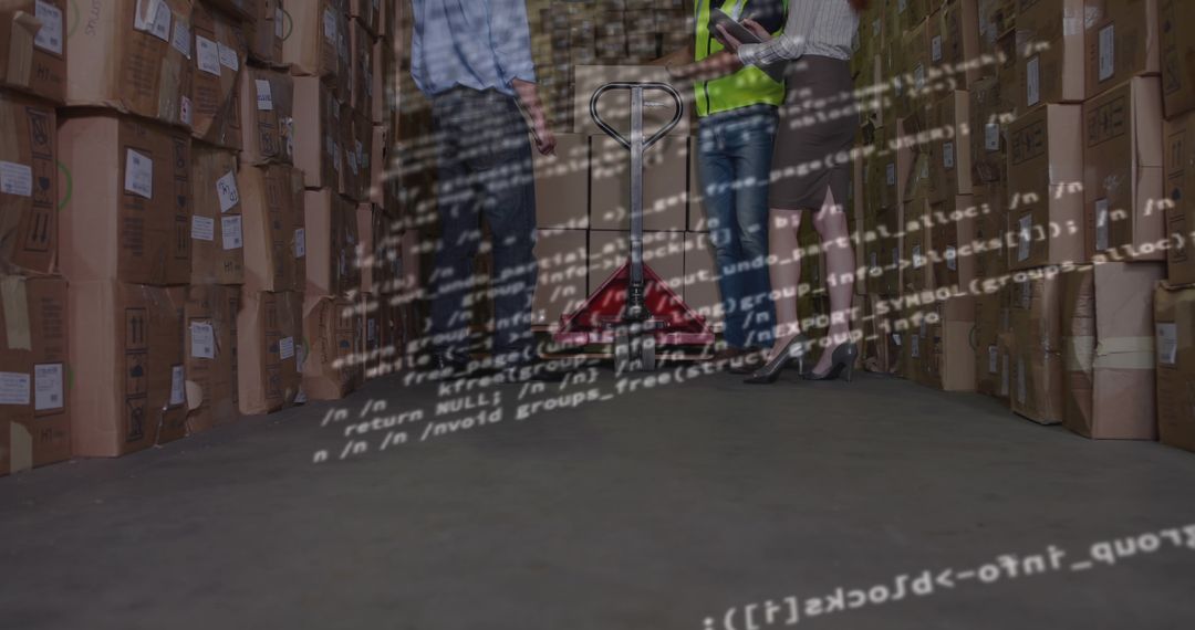 Warehouse Inventory Management with Technological Overlay