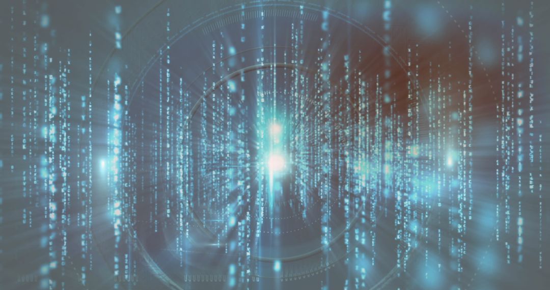 Futuristic Light Lines and Trails in Digital Abstract