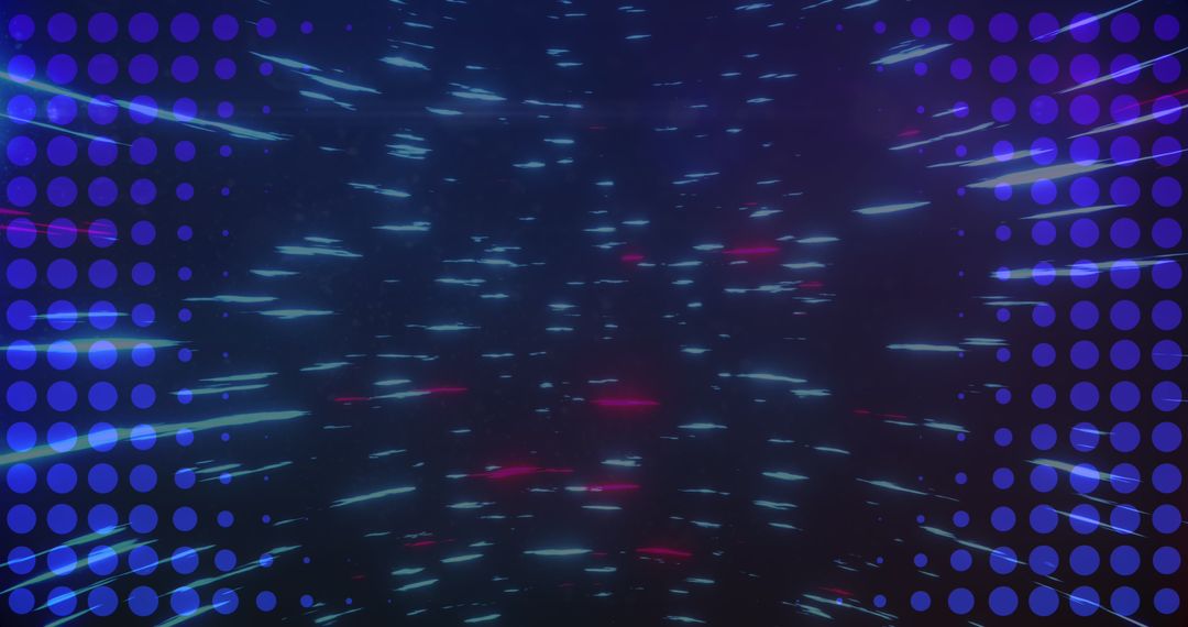 Dynamic Futuristic Lights and Circles Background