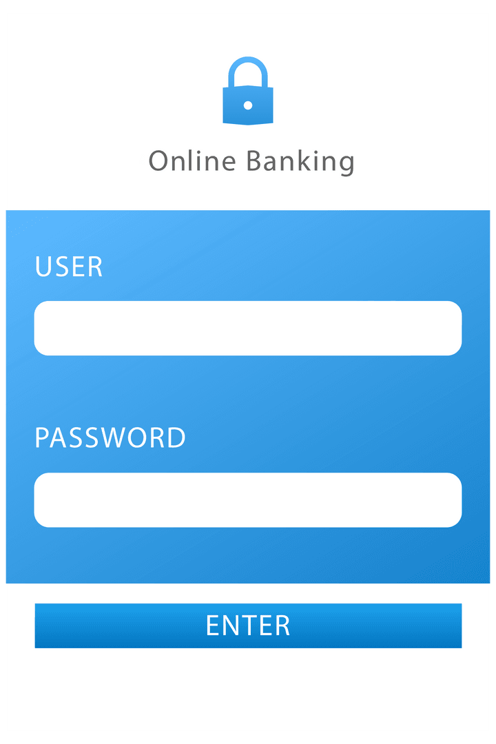 Transparent Online Banking Website Template Overlay