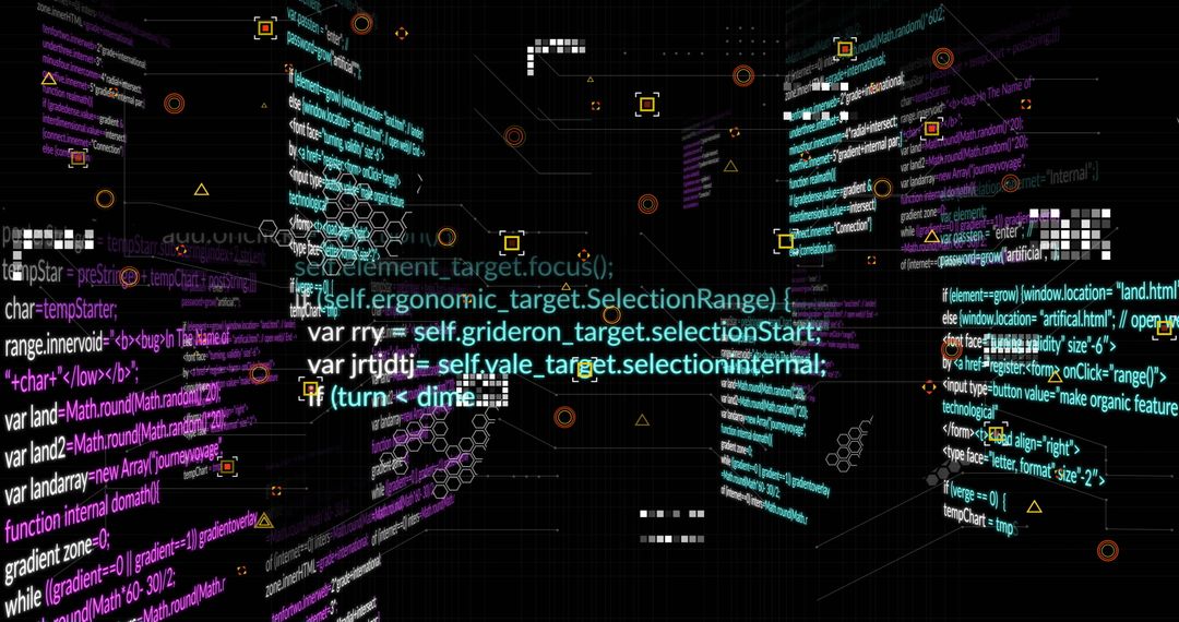 Digital Data Processing with Global Connections and Code - Free Images, Stock Photos and Pictures on Pikwizard.com