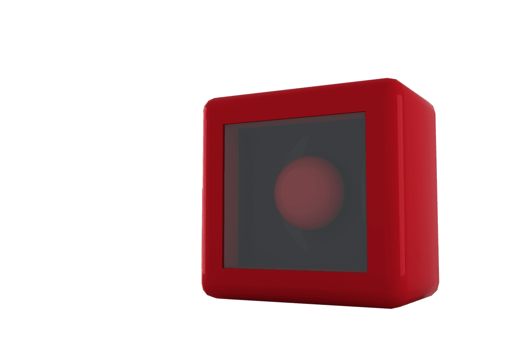 Red Speaker Icon on Transparent Background with Copy Space - Download Free Stock Images Pikwizard.com
