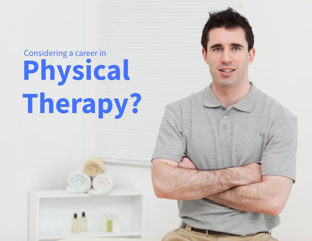 Confident Male Promoting Physical Therapy Career Guidance - Download Free Stock Templates Pikwizard.com