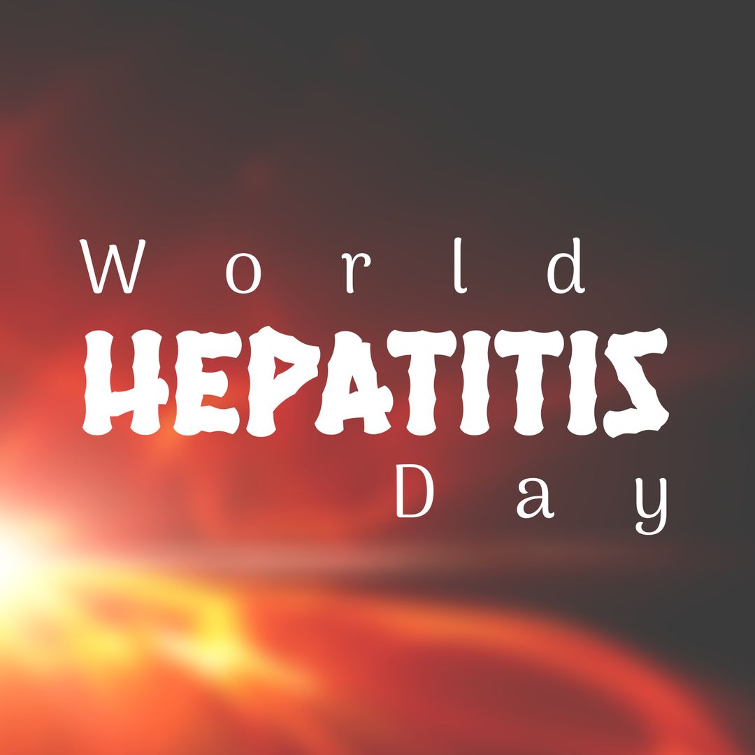 World Hepatitis Day Banner with Illuminated Background