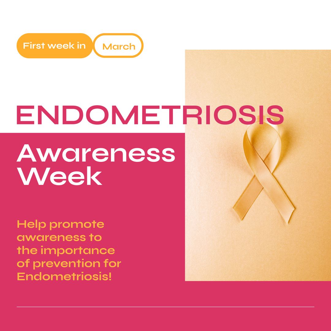 Endometriosis Awareness Week Promotion with Yellow Ribbon