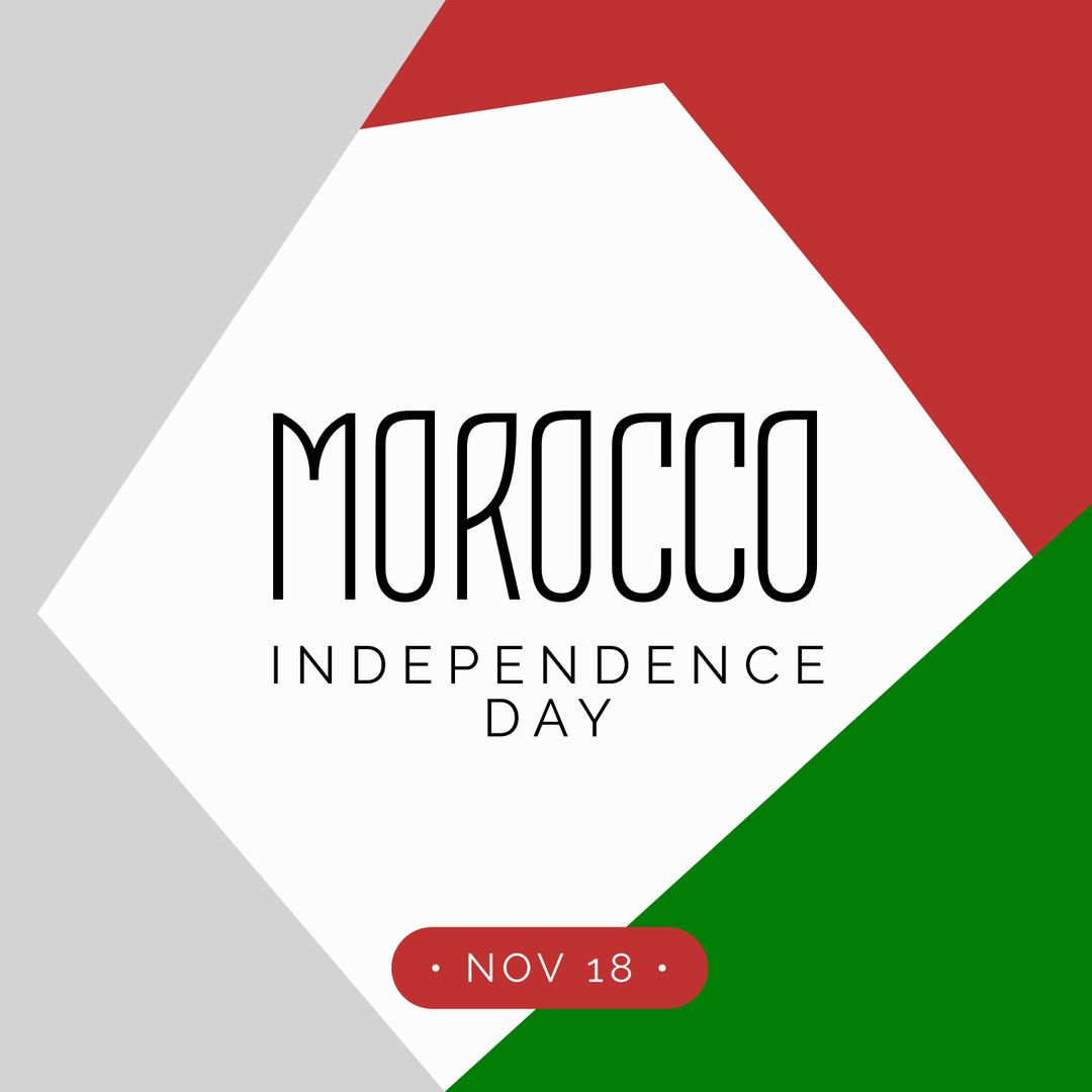 Morocco Independence Day Celebration Design