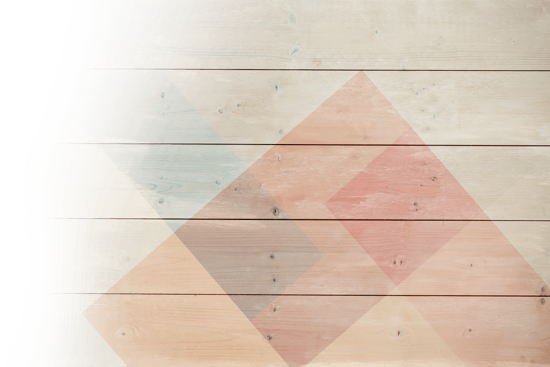 Transparent Wooden Boards with Abstract Geometric Shapes Design