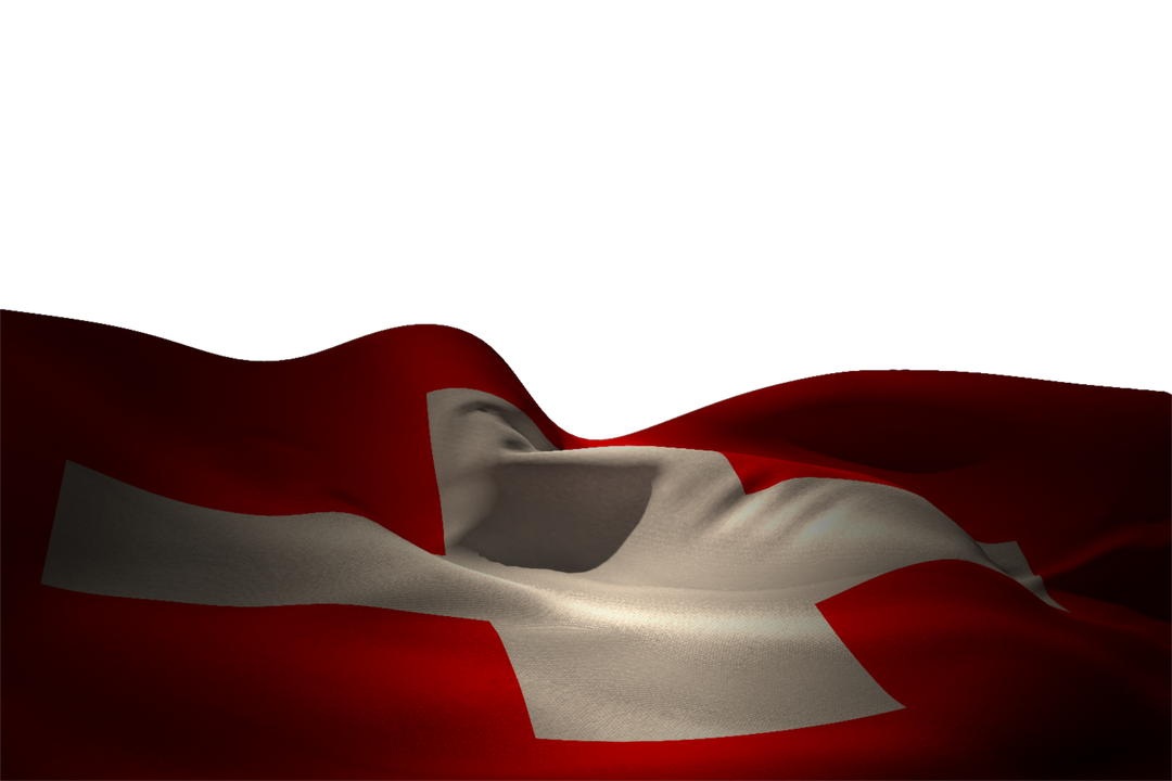 Dynamic Switzerland Flag on Transparent Background - Download Free Stock Images Pikwizard.com