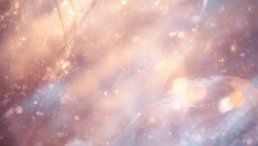 Glowing Pastel Bokeh Backdrop Featuring Diagonal Light Beams, Sparkle, Dreamlike Glow