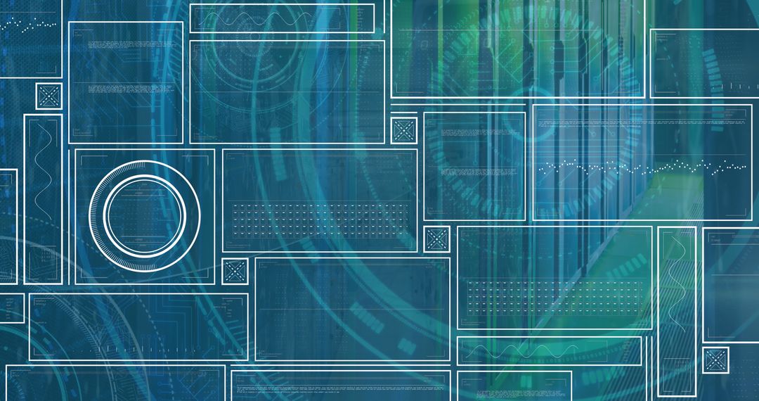 Abstract Digital Medical Technology Interface Background