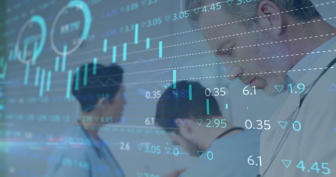 Doctors Analyzing Digital Health Data in Modern Healthcare Setting