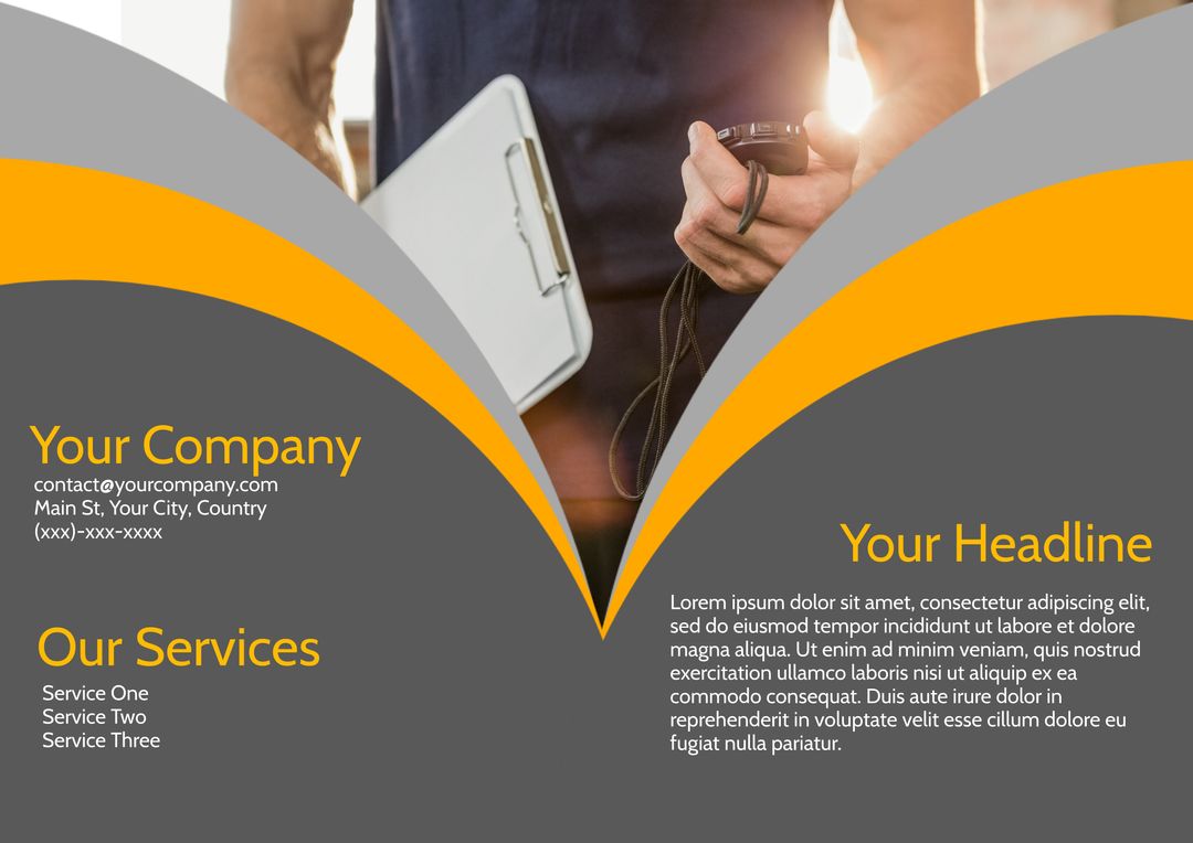 Promoting Tech-Savvy Services with Professional Design