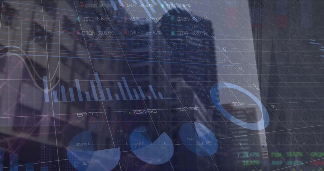 Financial Data Analytics with Cityscape Overlay