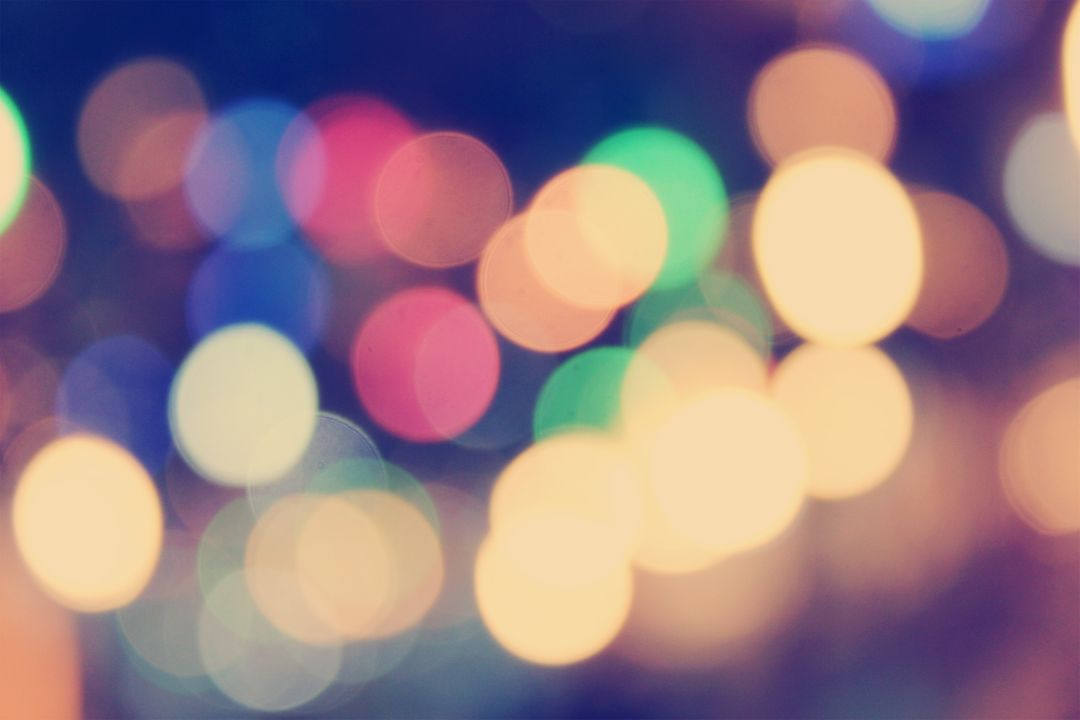 Colorful Blurred Bokeh Lights at Night - Free Images, Stock Photos and Pictures on Pikwizard.com
